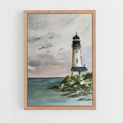 ap-watercolor-7 cadre Bois clair