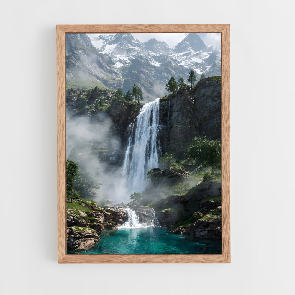ap-waterfall-1 cadre Bois clair