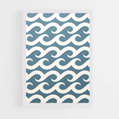 ap-wave patterns-2 cadre Blanc