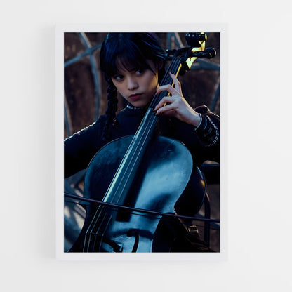 ap-wednesday addams-1 cadre Blanc