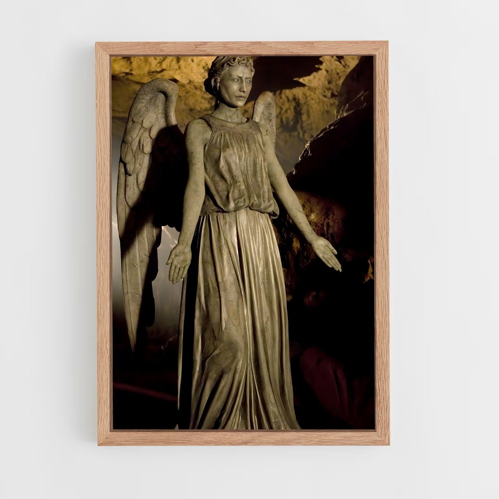 ap-weeping angels-1 cadre Bois clair