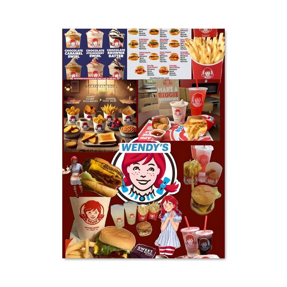Poster Menu Gourmand