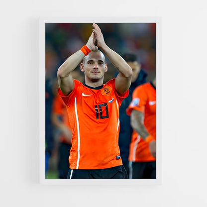 ap-wesley sneijder-3 cadre Blanc