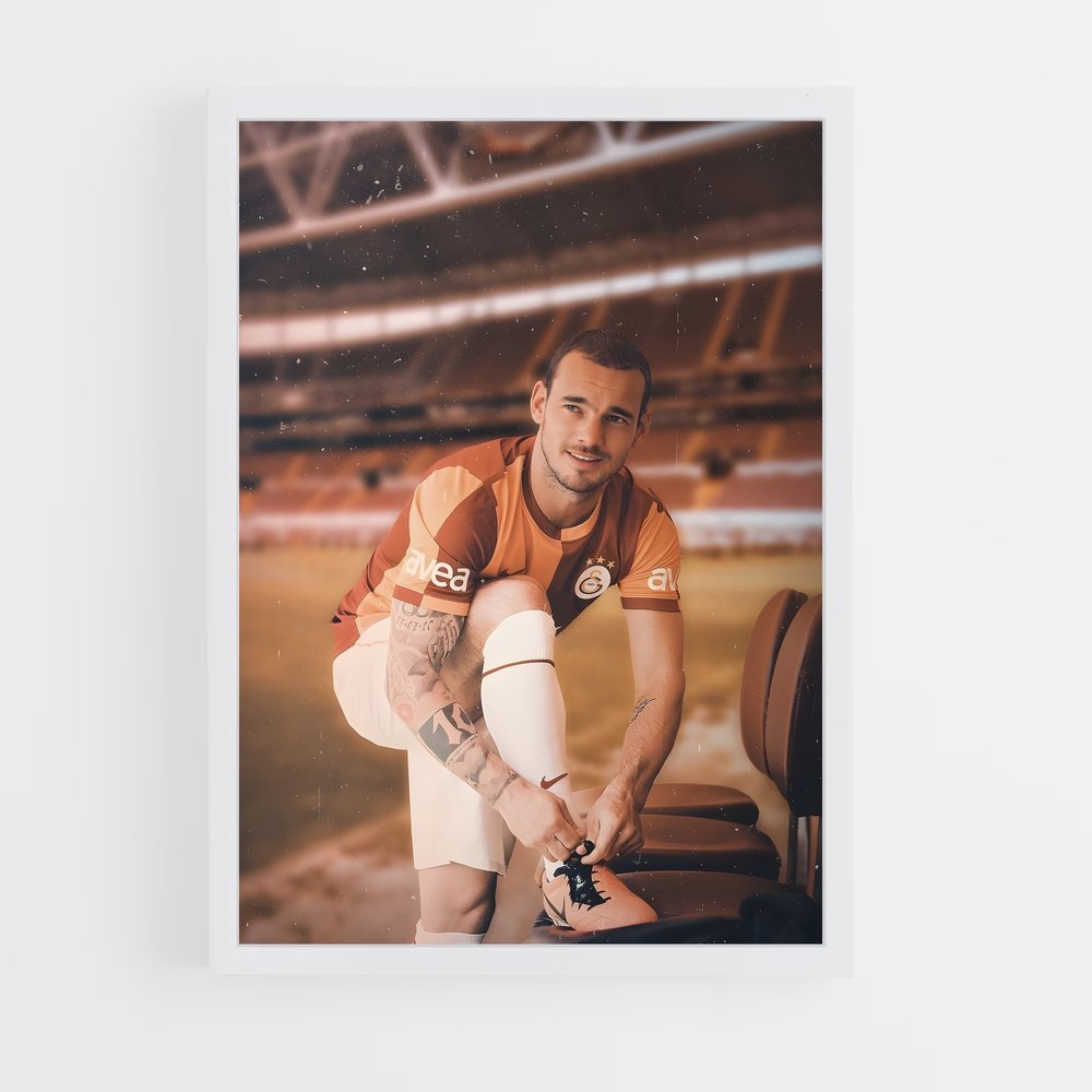 ap-wesley sneijder-4 cadre Blanc