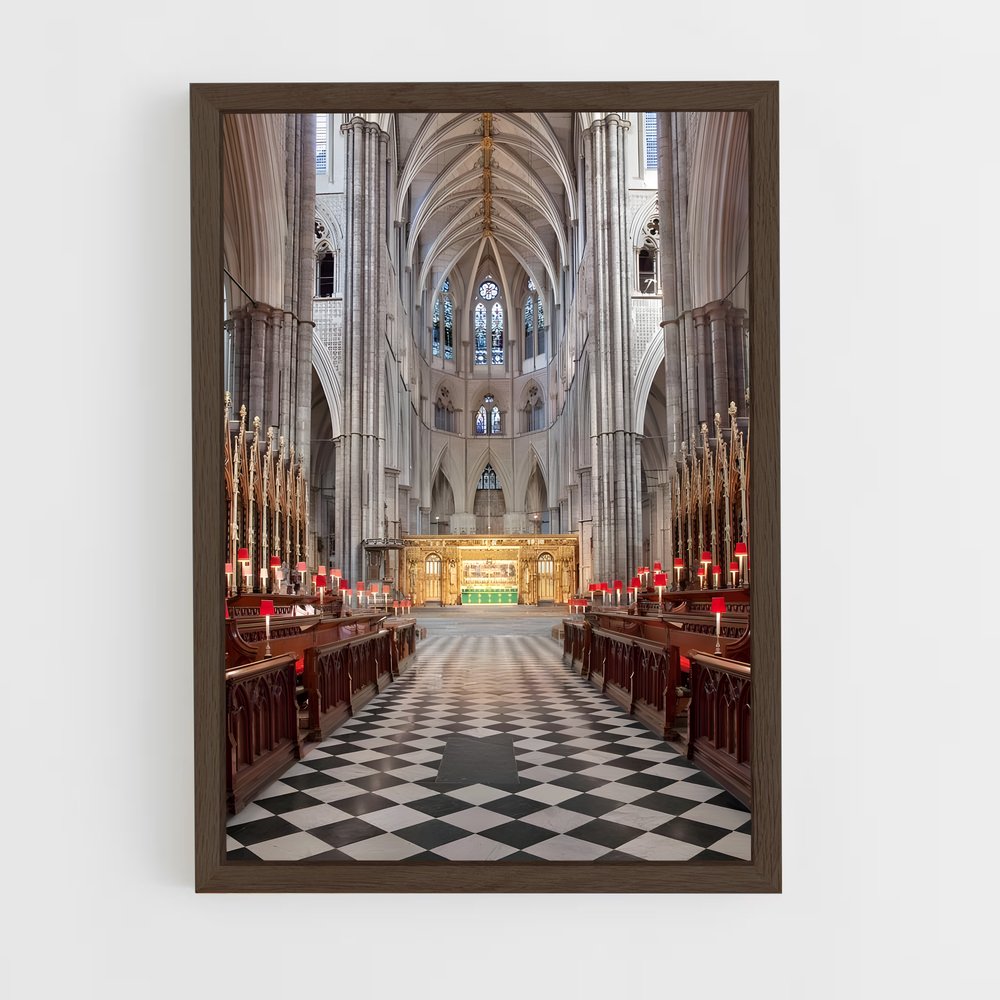 ap-westminster abbey-4 cadre Bois foncé