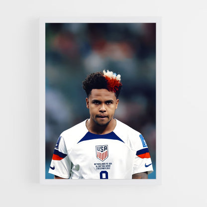 ap-weston mckennie-6 cadre Blanc