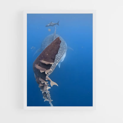 ap-whale shark-9 cadre Blanc