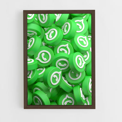 ap-whatsapp-1 cadre Bois foncé