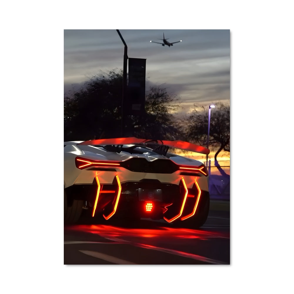 Poster Lambo Lumineux