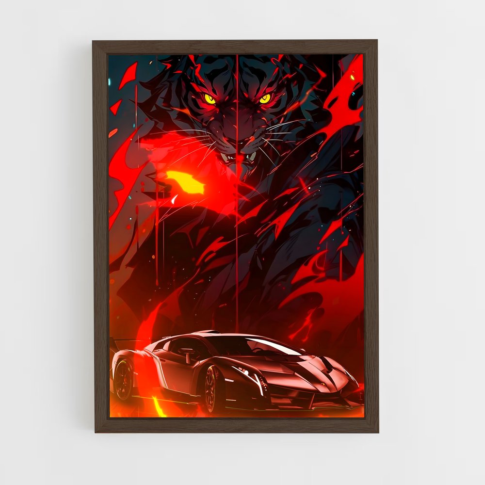 ap-when lambo-14 cadre Bois foncé