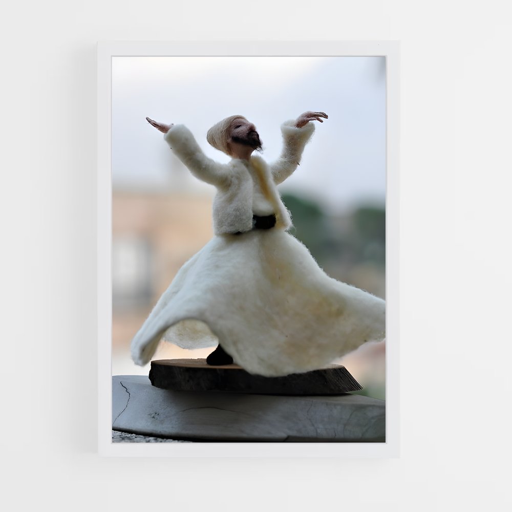ap-whirling dervish-8 cadre Blanc