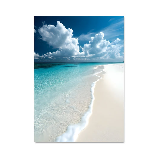 Poster Plage de Sable Blanc