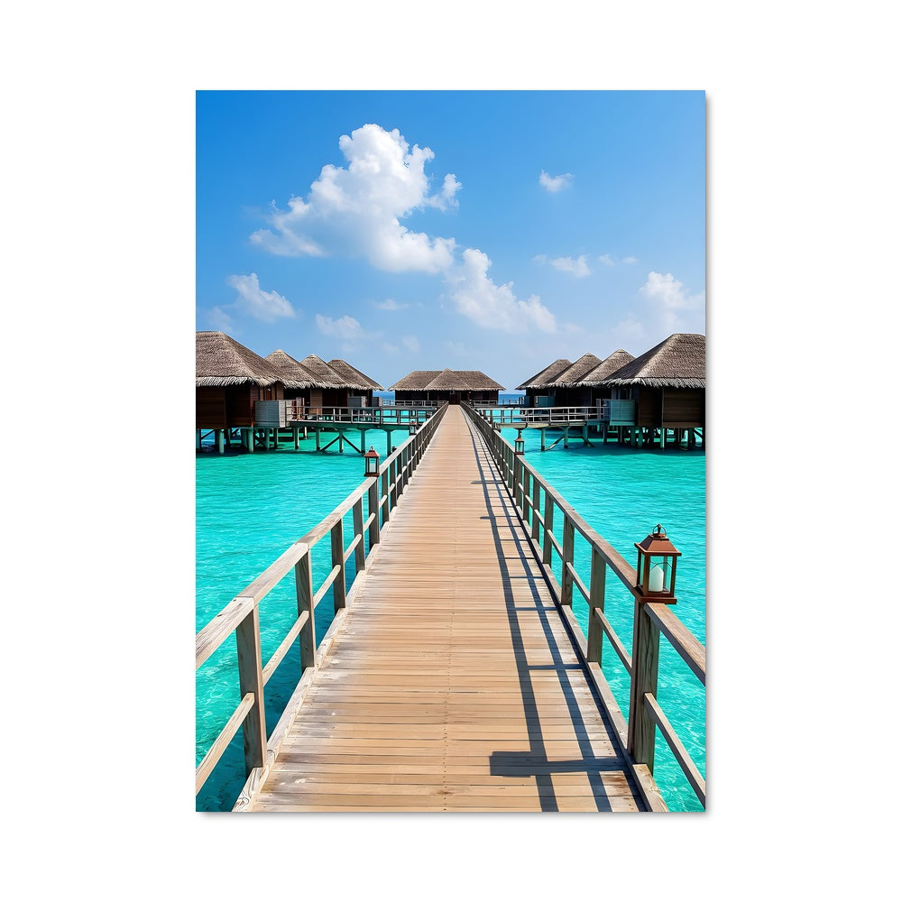 Poster White sand beach 94509