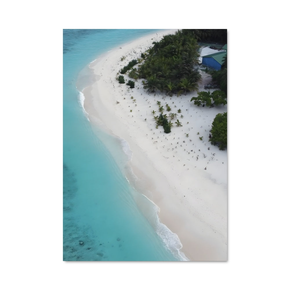 Poster White sand beach 94512