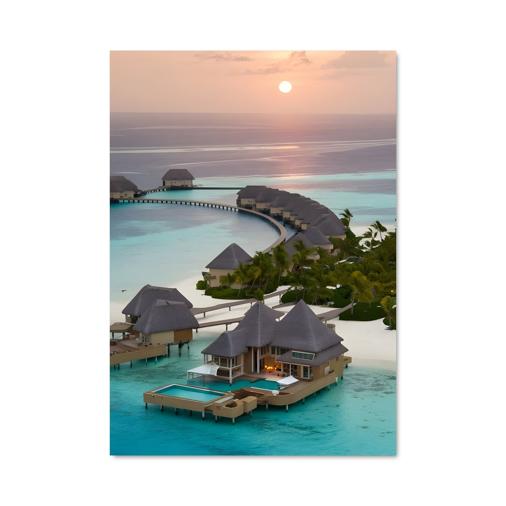 Poster White sand beach 94498