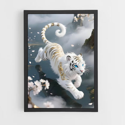 ap-white tiger-3 cadre Noir