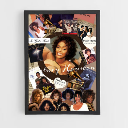 ap-whitney houston-8 cadre Noir