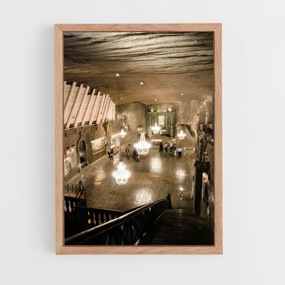 ap-wieliczka salt mine-3 cadre Bois clair