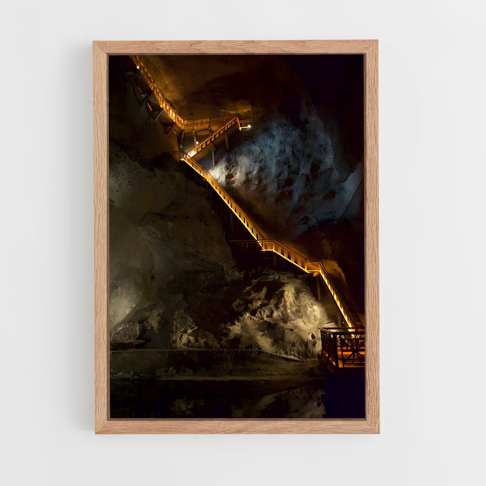 ap-wieliczka salt mine-6 cadre Bois clair