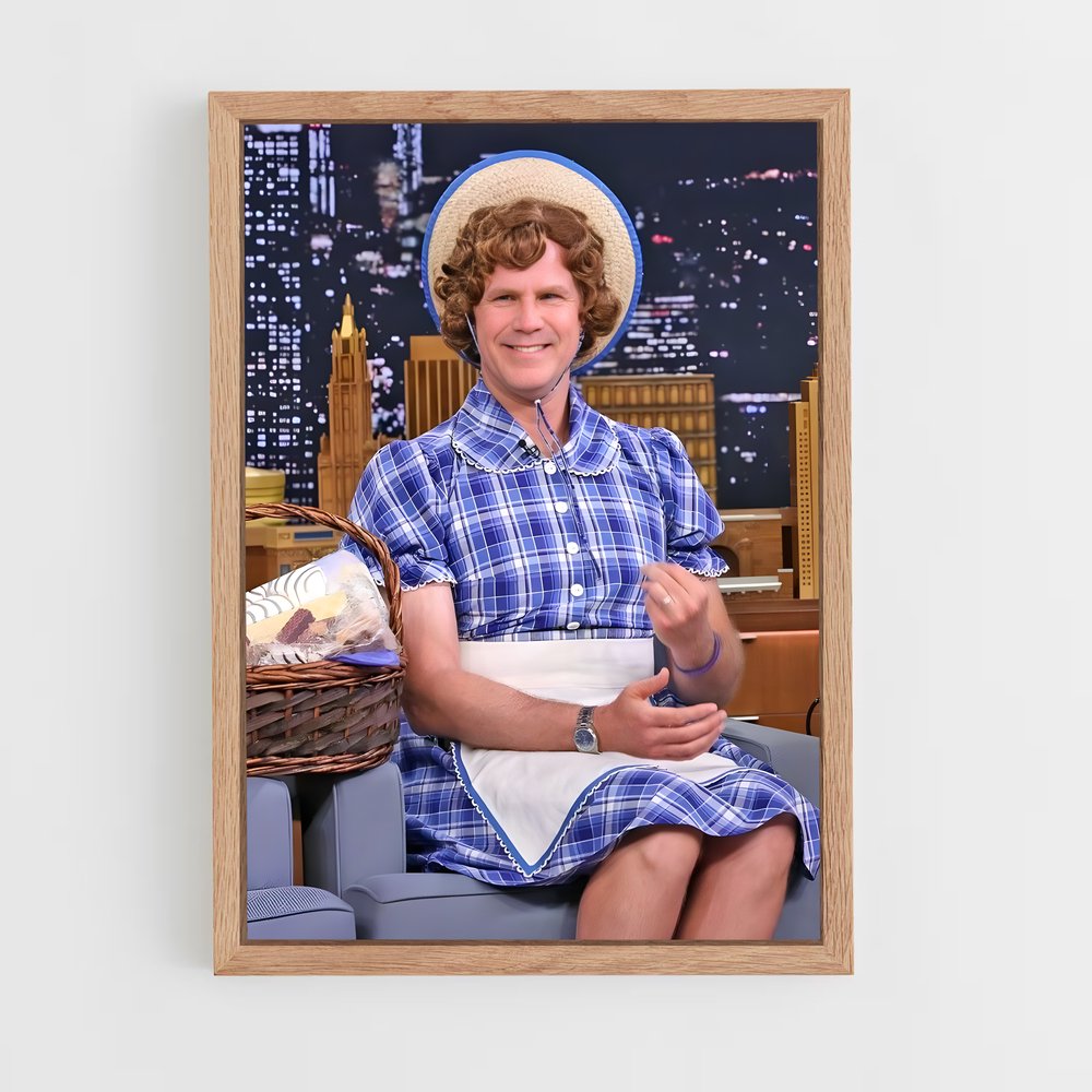 ap-will ferrell-2 cadre Bois clair