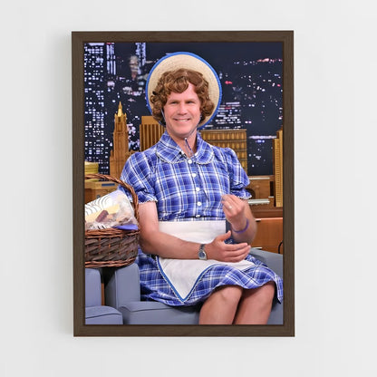 ap-will ferrell-2 cadre Bois foncé