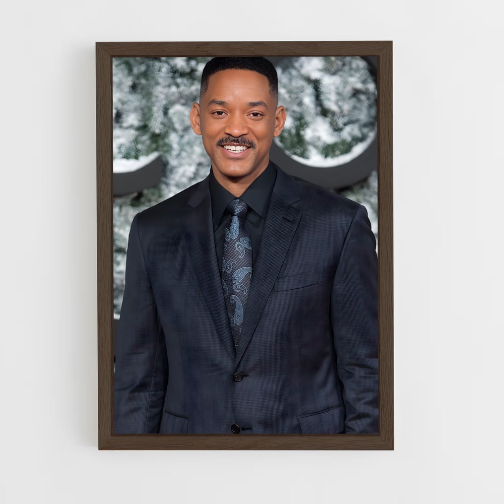 ap-will smith-2 cadre Bois foncé