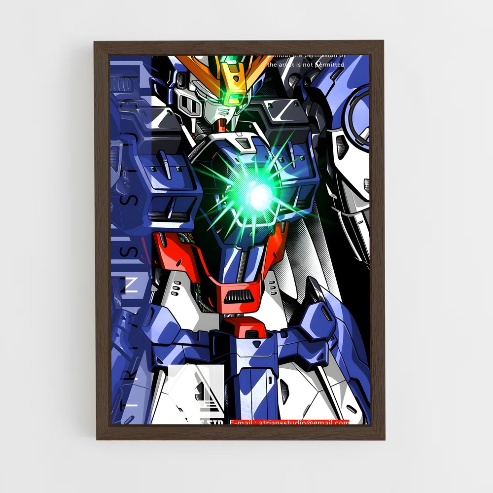ap-wing gundam zero-4 cadre Bois foncé