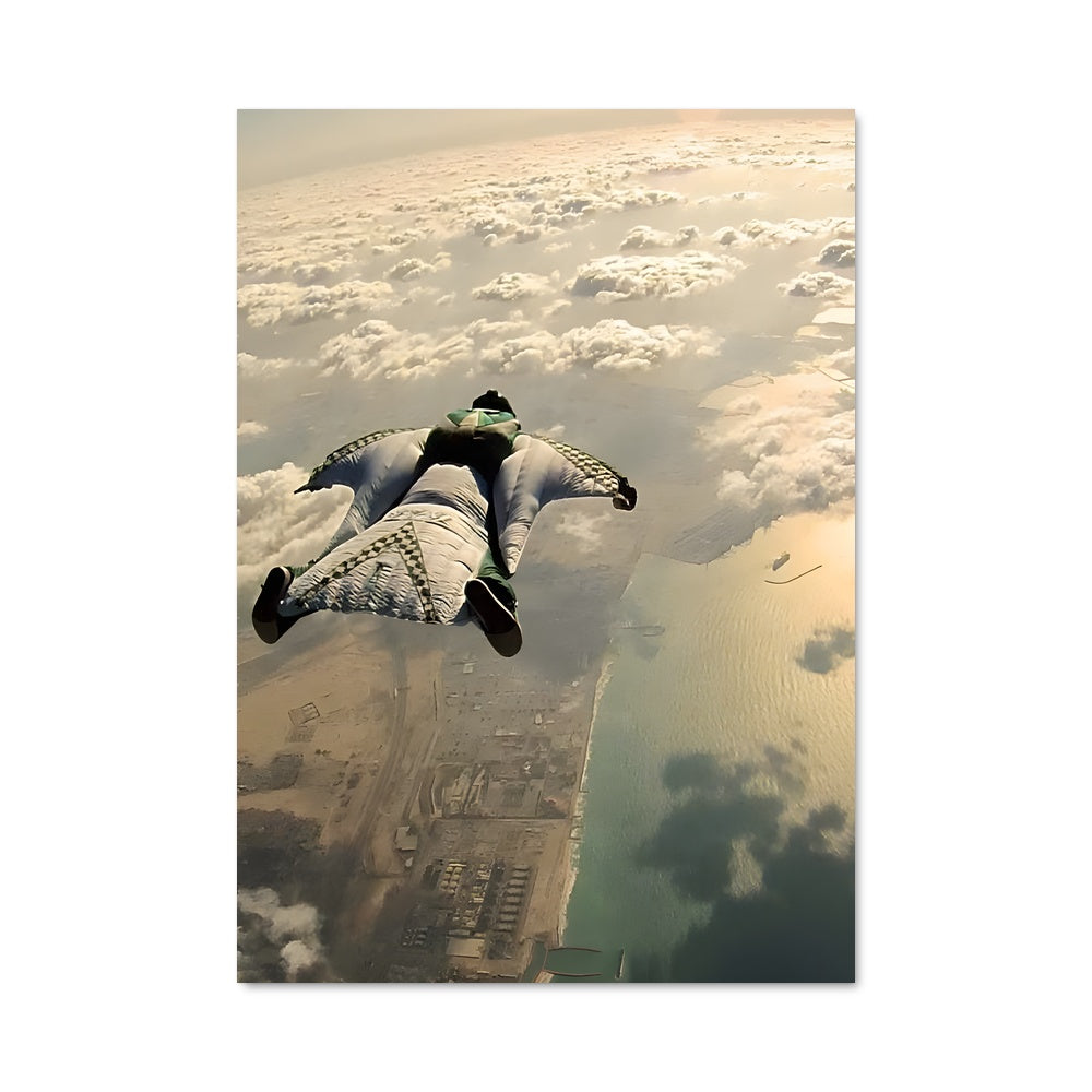 Poster Wingsuit flying 64212