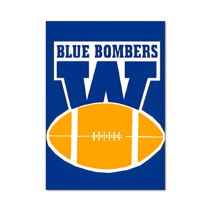 Poster Blue Bombers Pride