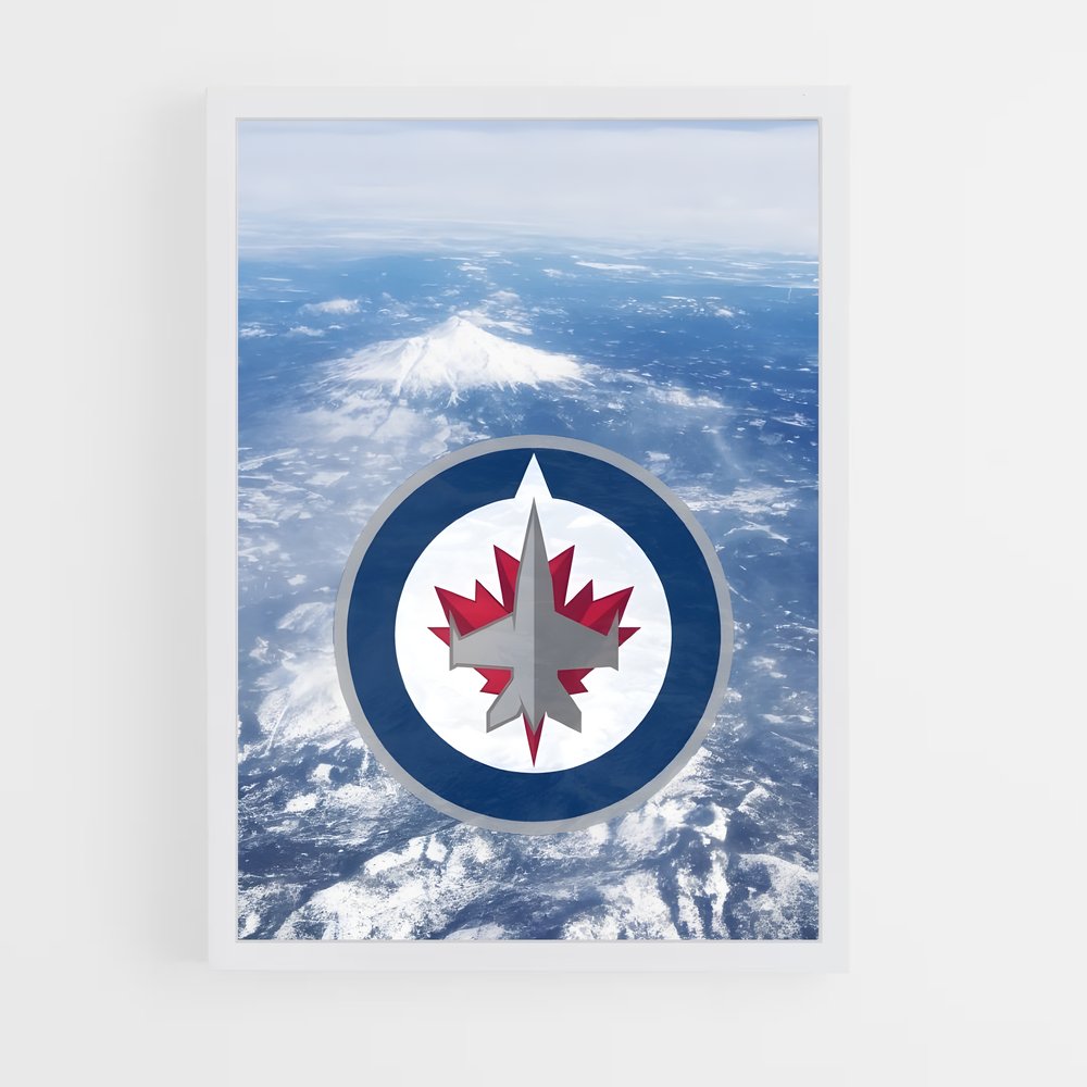 ap-winnipeg jets-12 cadre Blanc