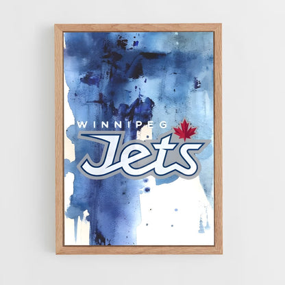 ap-winnipeg jets-3 cadre Bois clair
