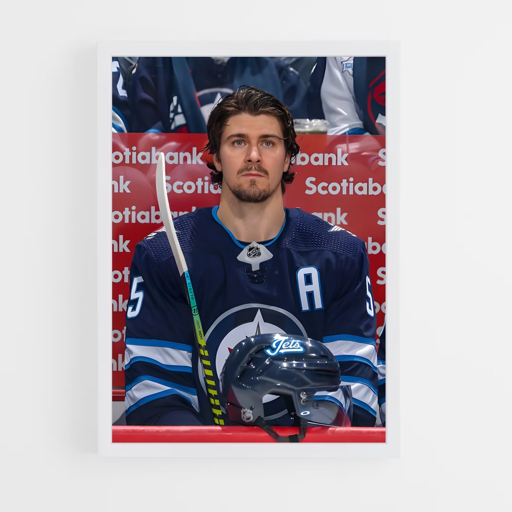 ap-winnipeg jets-4 cadre Blanc