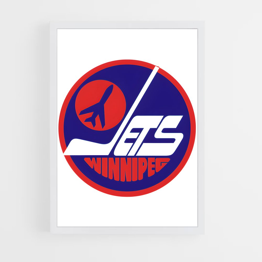 ap-winnipeg jets-9 cadre Blanc