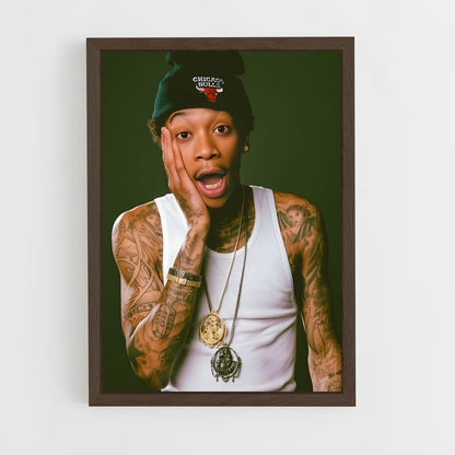 ap-wiz khalifa-1 cadre Bois foncé