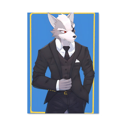 Poster Fox in Suit
