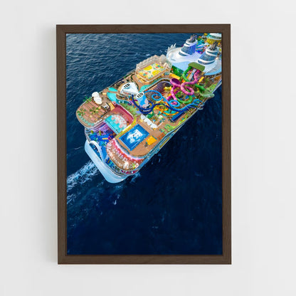 ap-wonder of the seas-3 cadre Bois foncé