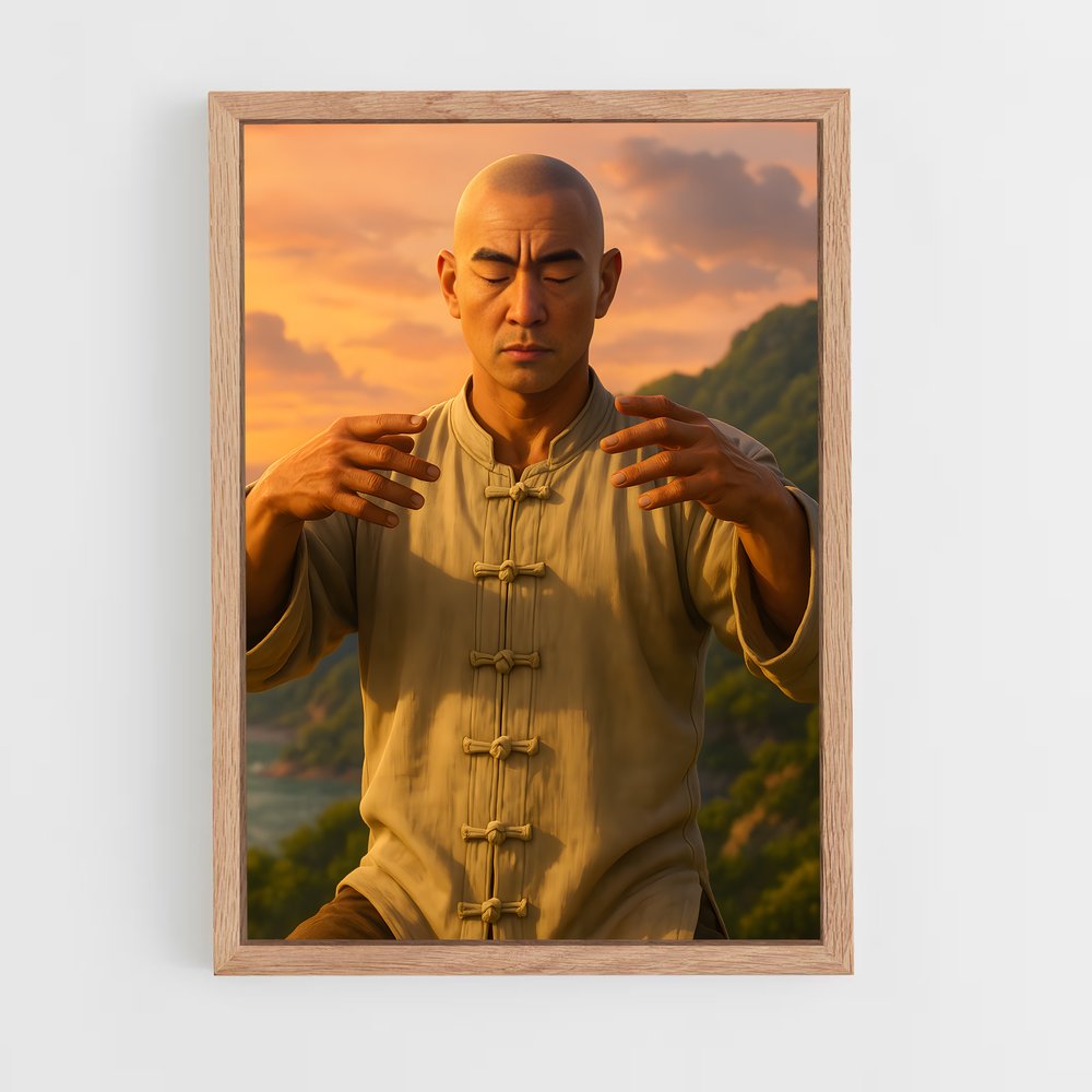 ap-wong fei hung-2 cadre Bois clair