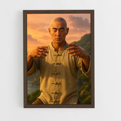 ap-wong fei hung-2 cadre Bois foncé
