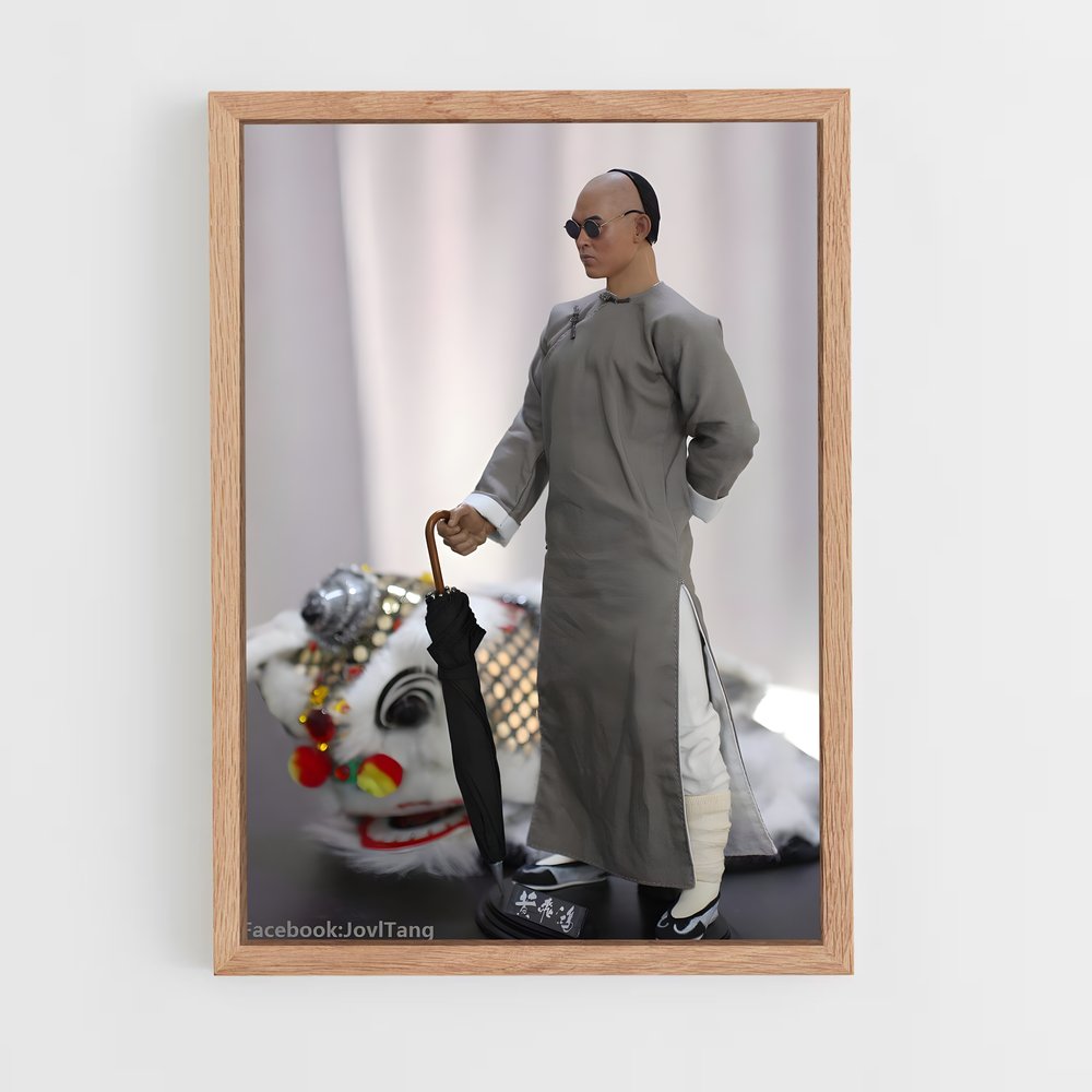 ap-wong fei hung-3 cadre Bois clair