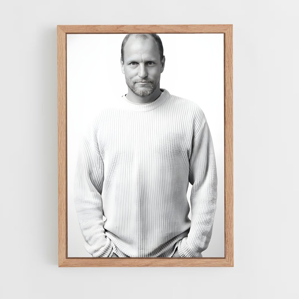 ap-woody harrelson-6 cadre Bois clair