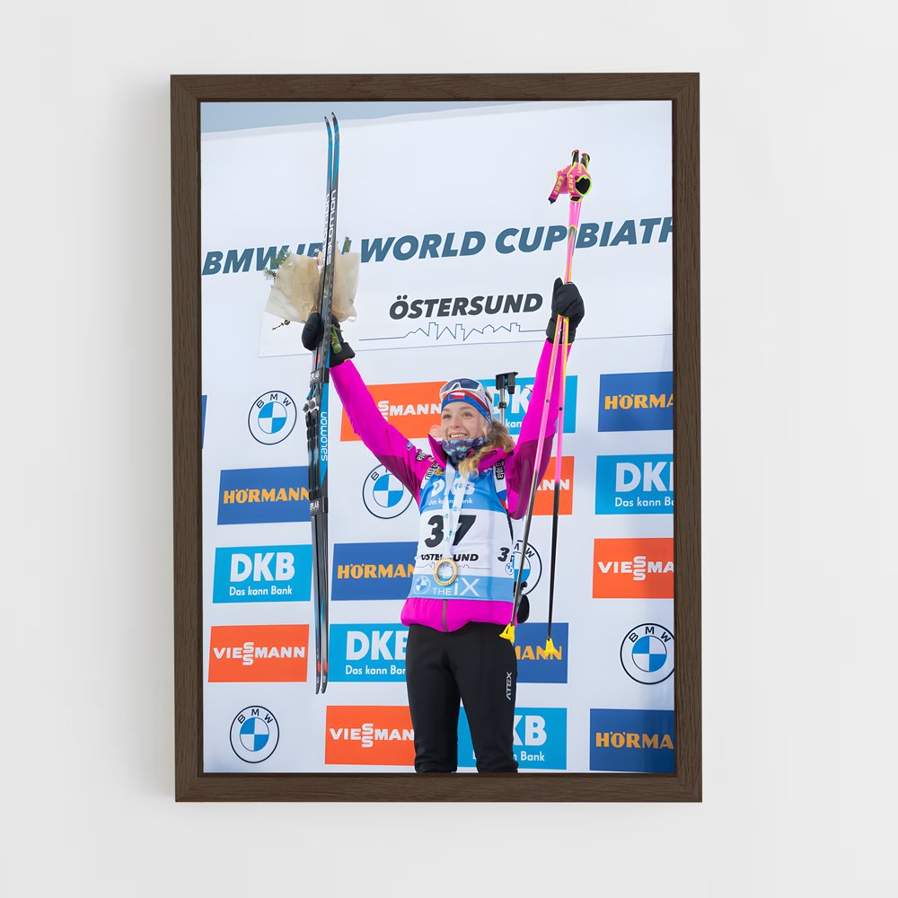 ap-world biathlon championships-1 cadre Bois foncé