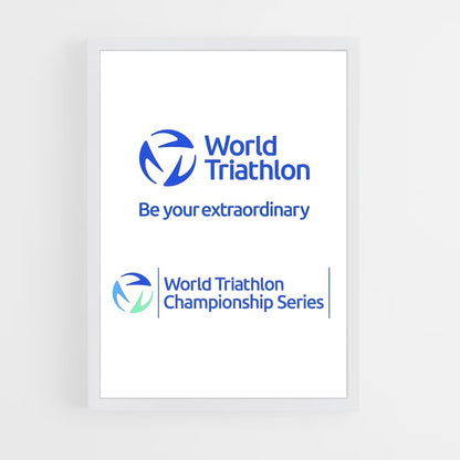 ap-world triathlon championship series-1 cadre Blanc