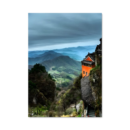 Poster Montagnes Wudang
