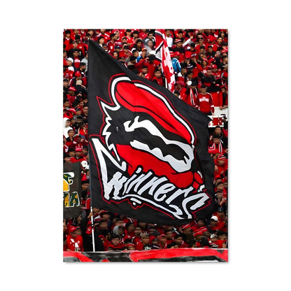 Poster La Ferveur Rouge et Noire
