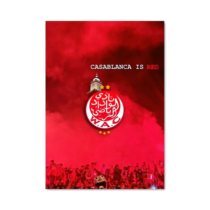 Poster Casablanca Rouge