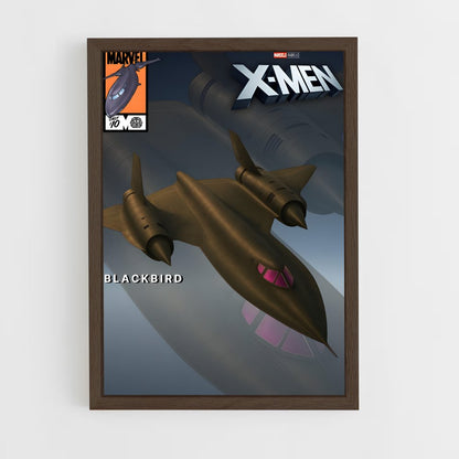 ap-x-men blackbird-1 cadre Bois foncé