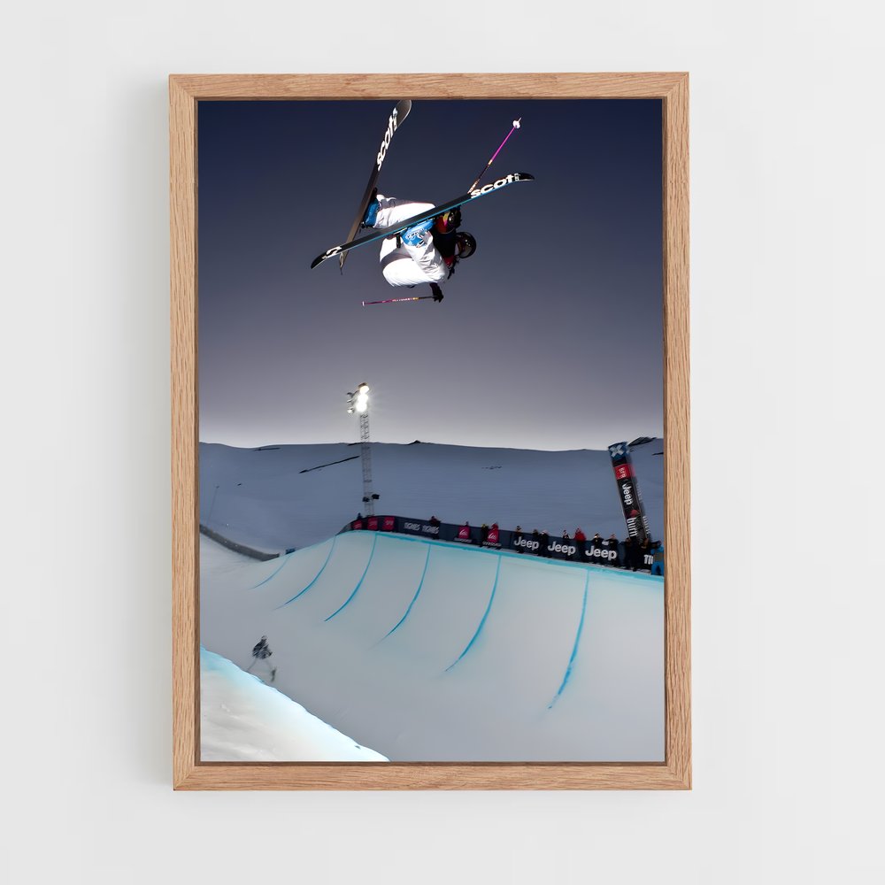 ap-x games skiing-3 cadre Bois clair