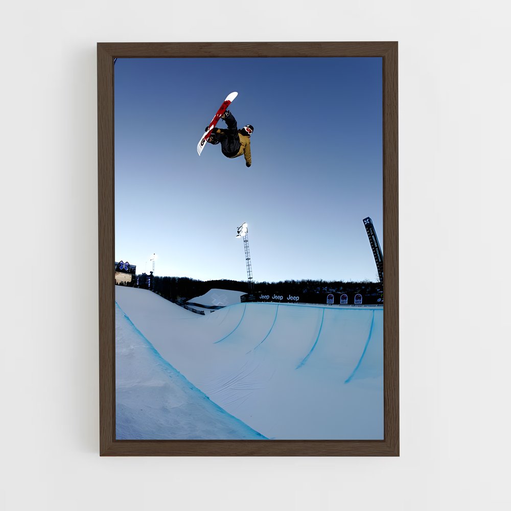 ap-x games skiing-4 cadre Bois foncé