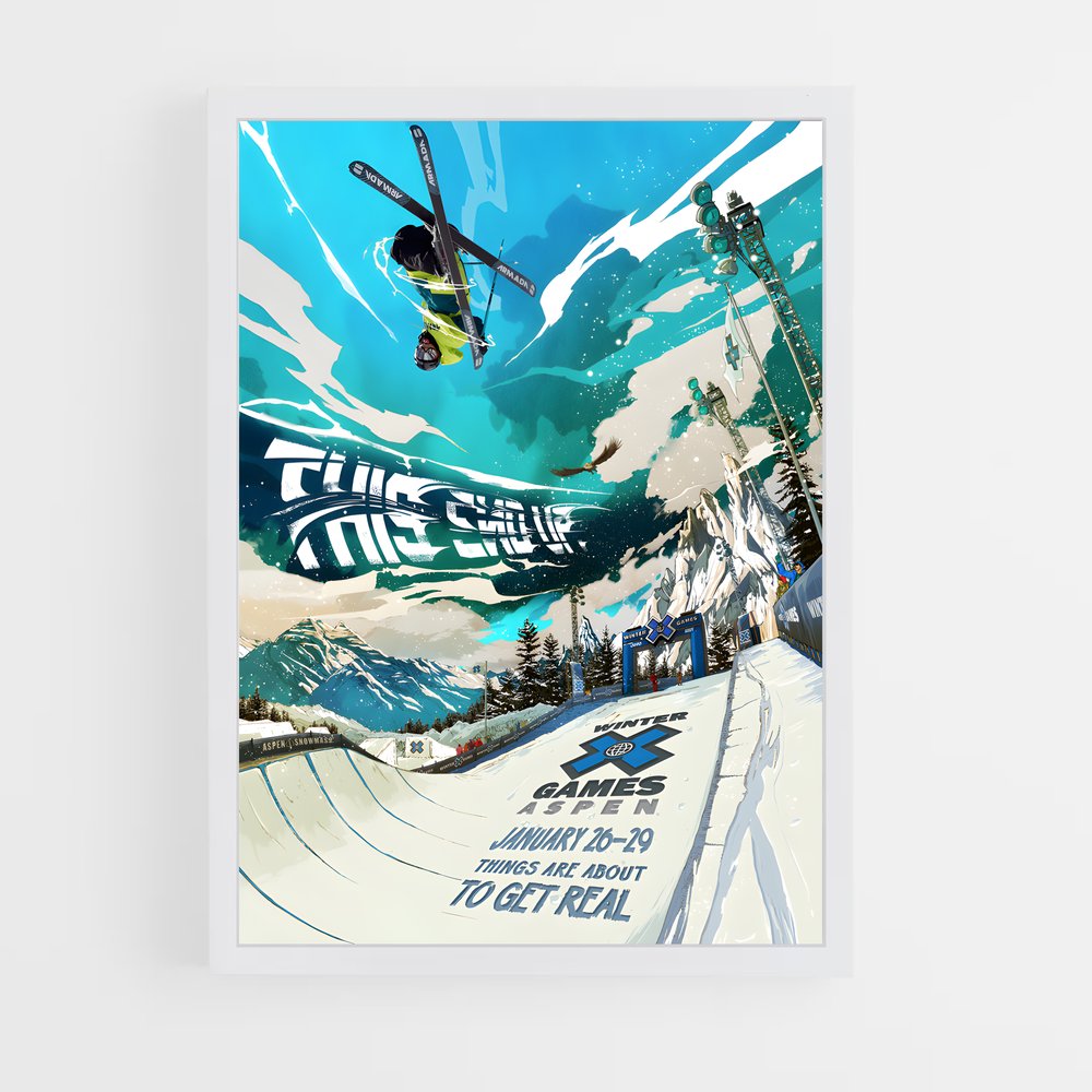 ap-x games skiing-5 cadre Blanc