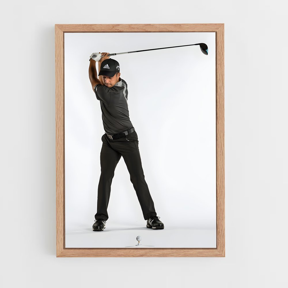 ap-xander schauffele-6 cadre Bois clair